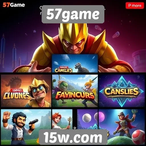 Análise da popularidade dos jogos no 57game